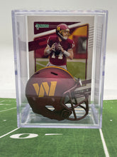 Load image into Gallery viewer, Washington Commanders NFL mini helmet shadowbox w/ player card - Super Fan Cave