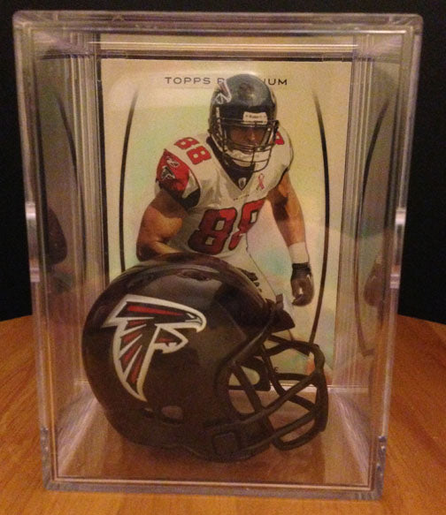 Atlanta Falcons NFL Helmet Shadowbox w/Matt Ryan card