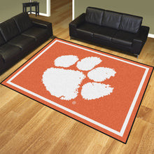 Load image into Gallery viewer, NCAA College Team Logo Plush Rug 8'x10' - Super Fan Cave