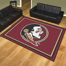 Load image into Gallery viewer, NCAA College Team Logo Plush Rug 8'x10' - Super Fan Cave