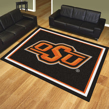 Load image into Gallery viewer, NCAA College Team Logo Plush Rug 8'x10' - Super Fan Cave