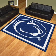 Load image into Gallery viewer, NCAA College Team Logo Plush Rug 8'x10' - Super Fan Cave