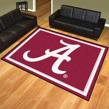 Load image into Gallery viewer, NCAA College Team Logo Plush Rug 8'x10' - Super Fan Cave