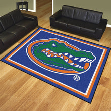 Load image into Gallery viewer, NCAA College Team Logo Plush Rug 8'x10' - Super Fan Cave