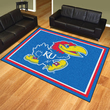 Load image into Gallery viewer, NCAA College Team Logo Plush Rug 8'x10' - Super Fan Cave