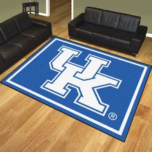 Load image into Gallery viewer, NCAA College Team Logo Plush Rug 8'x10' - Super Fan Cave