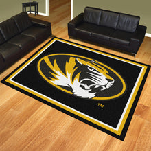 Load image into Gallery viewer, NCAA College Team Logo Plush Rug 8'x10' - Super Fan Cave