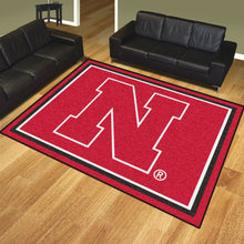 Load image into Gallery viewer, NCAA College Team Logo Plush Rug 8'x10' - Super Fan Cave
