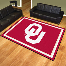 Load image into Gallery viewer, NCAA College Team Logo Plush Rug 8'x10' - Super Fan Cave