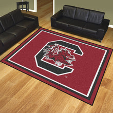 Load image into Gallery viewer, NCAA College Team Logo Plush Rug 8'x10' - Super Fan Cave