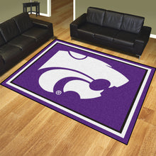Load image into Gallery viewer, NCAA College Team Logo Plush Rug 8'x10' - Super Fan Cave