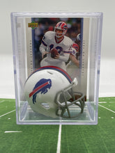 Load image into Gallery viewer, Buffalo Bills mini helmet shadowbox w/ player card - Super Fan Cave
