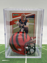 Load image into Gallery viewer, Cincinnati Bengals mini helmet shadowbox w/ player card - Super Fan Cave