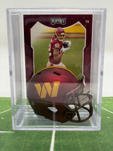 Load image into Gallery viewer, Washington Commanders NFL mini helmet shadowbox w/ player card - Super Fan Cave