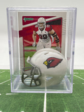 Load image into Gallery viewer, Arizona Cardinals mini helmet shadowbox w/ player card - Super Fan Cave