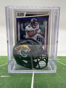 Jacksonville Jaguars NFL mini helmet shadowbox w/ player card - Super Fan Cave