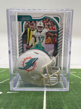 Load image into Gallery viewer, Miami Dolphins NFL mini helmet shadowbox w/ player card - Super Fan Cave
