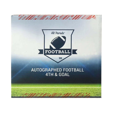 2023 Hit Parade Autographed Football 4th & GOAL Series 4 Hobby Box - Super Fan Cave