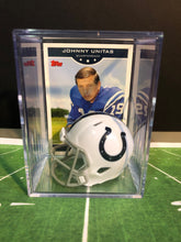 Load image into Gallery viewer, Indianapolis Colts NFL mini helmet shadowbox w/ player card - Super Fan Cave