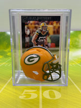Load image into Gallery viewer, Green Bay Packers NFL mini helmet shadowbox w/ player card - Super Fan Cave