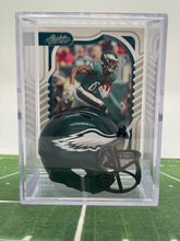 Load image into Gallery viewer, Philadelphia Eagles NFL mini helmet shadowbox w/ player card - Super Fan Cave