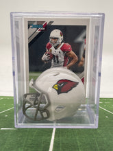 Load image into Gallery viewer, Arizona Cardinals mini helmet shadowbox w/ player card - Super Fan Cave