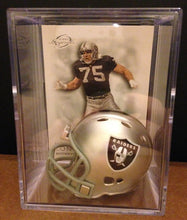 Load image into Gallery viewer, Oakland Raiders NFL mini helmet shadowbox w/ player card - Super Fan Cave