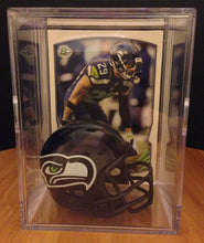 Load image into Gallery viewer, Seattle Seahawks NFL mini helmet shadowbox w/ player card - Super Fan Cave