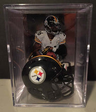 Load image into Gallery viewer, Pittsburgh Steelers NFL mini helmet shadowbox w/ player card - Super Fan Cave