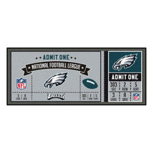 Load image into Gallery viewer, NFL Teams Ticket Runner 30&quot;x72&quot; Mat - Super Fan Cave
