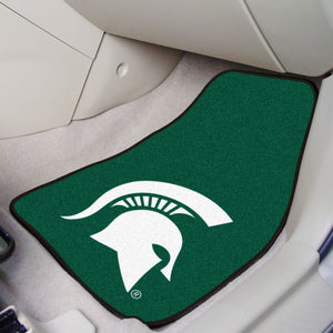 NCAA College Team Logo 2-piece Carpet Car Mat Set - Super Fan Cave