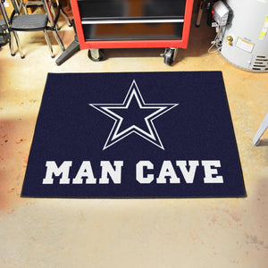 NFL Team Logo Man Cave All-Star Mat 33.75"x42.5" - Super Fan Cave
