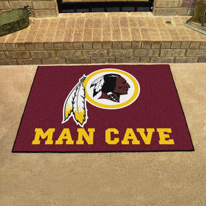 NFL Team Logo Man Cave All-Star Mat 33.75"x42.5" - Super Fan Cave