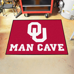 NCAA College Team Logo Man Cave ALL STAR Mat - Super Fan Cave