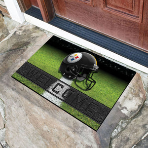 NFL Teams Crumb Rubber Door Mat 18"x30" - Super Fan Cave