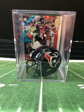 Load image into Gallery viewer, Houston Texans NFL mini helmet shadowbox w/ player card - Super Fan Cave