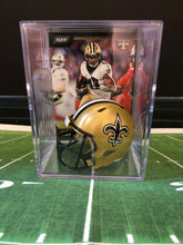 Load image into Gallery viewer, New Orleans Saints NFL mini helmet shadowbox w/ player card - Super Fan Cave