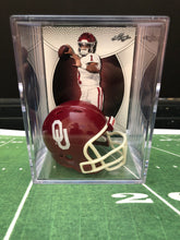Load image into Gallery viewer, Oklahoma Sooners NCAA mini helmet shadowbox w/ player card - Super Fan Cave