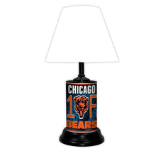 Load image into Gallery viewer, NFL Football #1 Fan Team Logo License Plate made Lamp with shade - Super Fan Cave