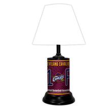 Load image into Gallery viewer, NBA Basketball #1 Fan Team Logo License Plate made Lamp with shade - Super Fan Cave