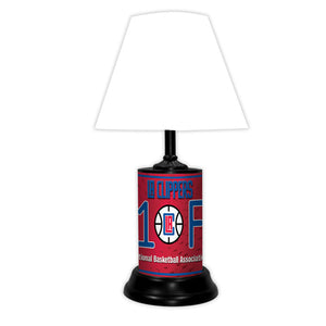 NBA Basketball #1 Fan Team Logo License Plate made Lamp with shade - Super Fan Cave