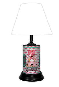 I Love Lucy License Plate made Lamp with shade - Super Fan Cave
