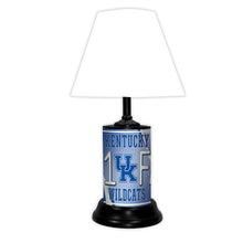 Load image into Gallery viewer, NCAA College #1 Fan Team Logo License Plate made Lamp with shade - Super Fan Cave