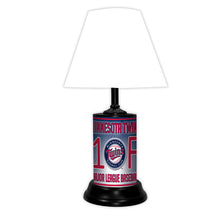 Load image into Gallery viewer, MLB Baseball #1 Fan Team Logo License Plate made Lamp with shade - Super Fan Cave