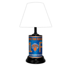 Load image into Gallery viewer, NBA Basketball #1 Fan Team Logo License Plate made Lamp with shade - Super Fan Cave