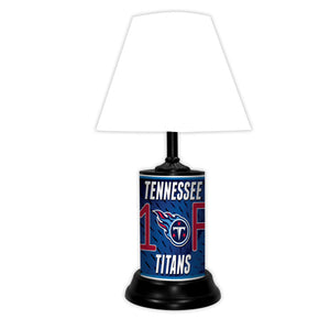 NFL Football #1 Fan Team Logo License Plate made Lamp with shade - Super Fan Cave