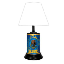 Load image into Gallery viewer, NCAA College #1 Fan Team Logo License Plate made Lamp with shade - Super Fan Cave