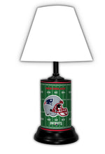 Load image into Gallery viewer, NFL Football Field Team Logo License Plate made Lamp with shade - Super Fan Cave