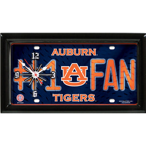 NCAA College Team Logo #1 Fan Licensed Plate Clock - Super Fan Cave