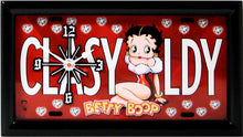 Load image into Gallery viewer, Betty Boop License Plate made Clock - Super Fan Cave